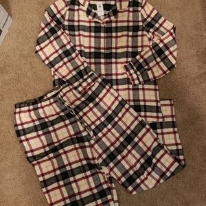 LL Bean flannel pajama set large